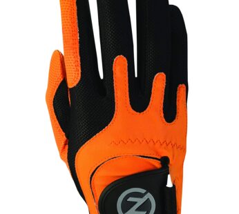 Zero Friction Men’s Golf Gloves, Right Hand, One Size, Orange