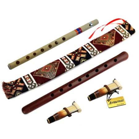 ARMENIAN DUDUK - 2 reed - handmade from ARMENIA - Oboe Balaban Woodwind Instrument Apricot