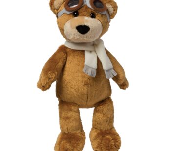 Manhattan Toy Aviator Teddy Bear 12″ Stuffed Animal Plush with Soft Goggles and Scarf