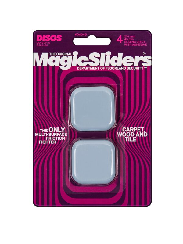 MAGIC SLIDERS L P 4045 1-3/4" Magic Slider, Blue, 4 Piece (Pack of 1)