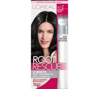 L’Or?al Paris Root Rescue Hair Color, 2 Natural Black