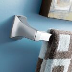 Moen Donnor Collection Chrome 6.25-Inch Diameter Wall Mount Contemporary Bathroom Hand-Tow - Image 2