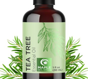 Pure Tea Tree Oil for Skin – 100% Pure Tea Tree Essential Oil for Scalp Care Aromatherapy