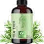 Pure Tea Tree Oil for Skin - 100% Pure Tea Tree Essential Oil for Scalp Care Aromatherapy