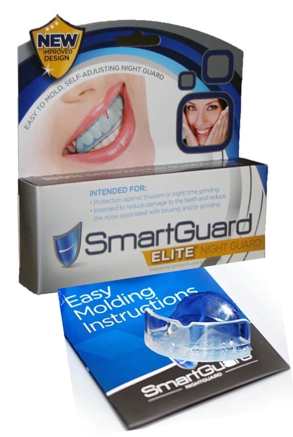SmartGuard Elite Improved Night Guard for Teeth Grinding (Bruxism)   TMJ DDS Designed Dent