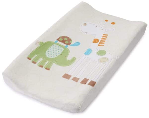 Summer Infant Ultra Plush Character Changing Pad Cover, Safari Stack