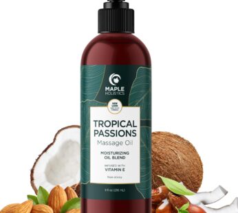 Tropical Sensual Massage Oil for Couples – Complete Relaxation Full Body Massage Oil for D