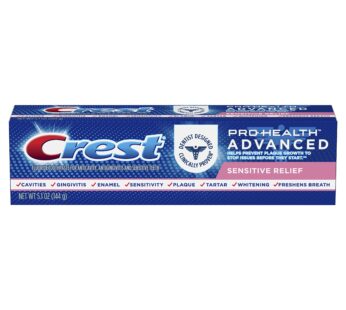 Crest Pro-Health Advanced Sensitive & Enamel Shield Toothpaste, 5.1 Ounce (Pack of 1) – Pa