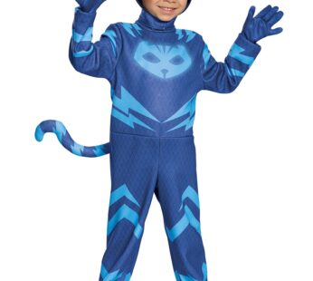 Catboy Deluxe Toddler PJ Masks Costume, Small/2T