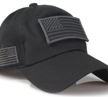 Camouflage Constructed Trucker Special Tactical Operator, Black, Size Adjustable