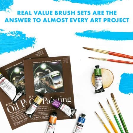 Princeton Art & Brush RealValue Paintbrush, Brown - Image 7