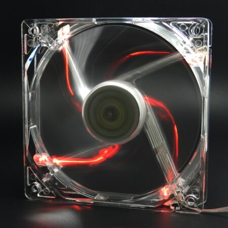 Autolizer CP-FAN-12025CR 120 mm Sleeve Bearing Silent Cooling Fan for Computer PC Cases, C - Image 2