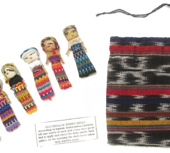 Worry Dolls Six Large with Pouch