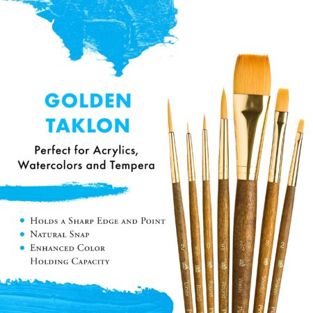 Princeton Art & Brush RealValue Paintbrush, Brown - Image 4