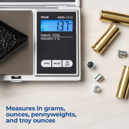 Series Digital Pocket Weight Scale, Lightweight, Accurate Measurement 1kg x 0.1g, (Silver) - Image 4