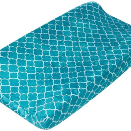 Summer Ultra Plush Changing Pad Cover, Teal Medallion - Image 2