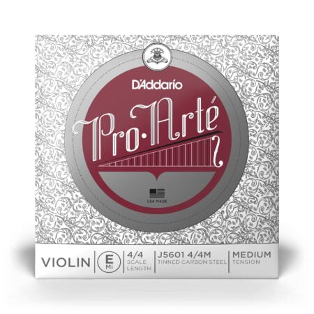 D'Addario J5601 4/4M Pro-Arte Nylon violin Strings, Medium