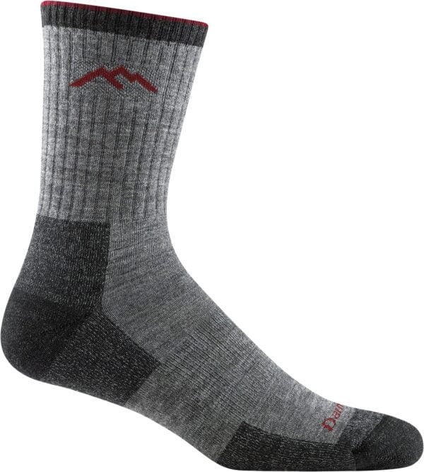 Darn Tough Men's Hiker Midweight Micro Crew Sock (Style 1466) - Charcoal, Medium