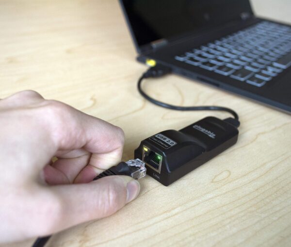 Plugable USB 2.0 to Ethernet Fast 10/100 LAN Wired Network Adapter - Driverless and Compat - Image 2