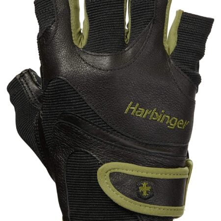 Harbinger FlexFit Non-Wristwrap Workout Weightlifting Gloves with Flexible Cushioned Leath - Image 2