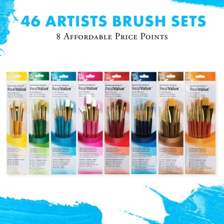 Princeton Art & Brush RealValue Paintbrush, Brown - Image 5