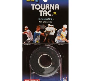 Tourna Tac, Tacky Feel Tennis Grip, 3 (Black, X-Large)