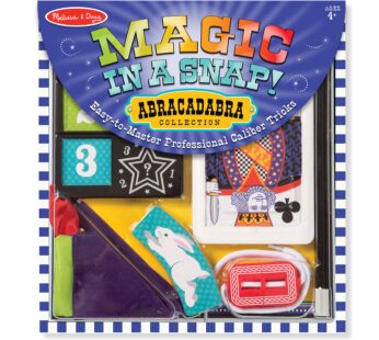 Melissa & Doug Magic in a Snap! Abracadabra Collection Magic Tricks Set (10 pcs) – For Kid