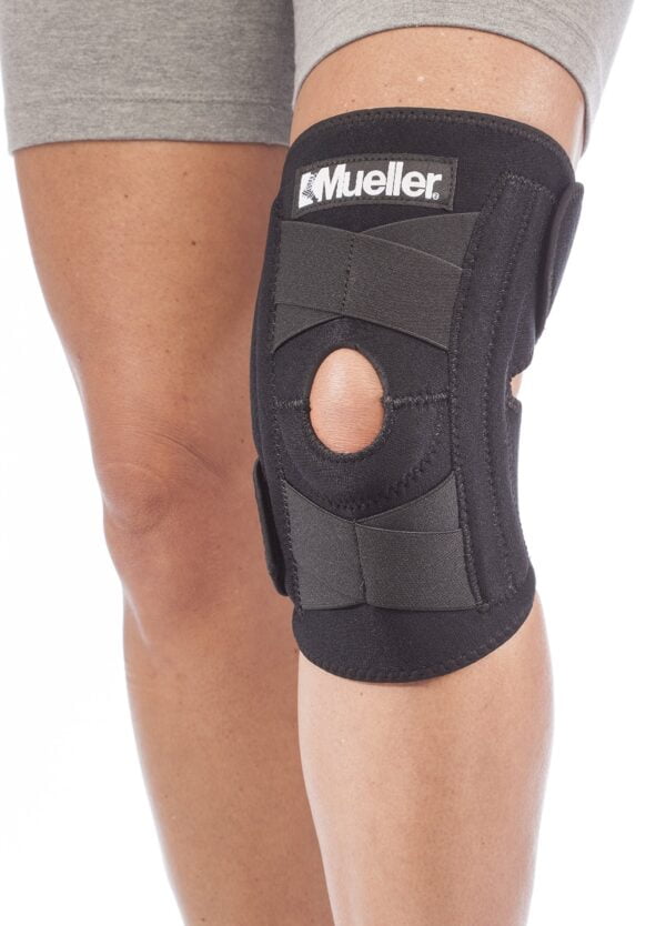 MUELLER Sports Medicine Self Adjusting Adult Knee Support Braces for Knee Pain with Side S
