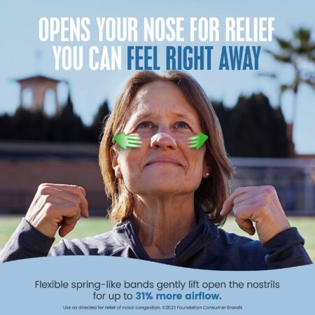 Breathe Right Original Nose Strips to Reduce Snoring and Relieve Nose Congestion, Tan, 30 - Image 3