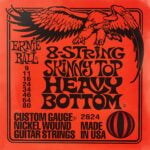 Ernie Ball 8-String Skinny Top Heavy Bottom Slinky Nickel Wound Electric Guitar Strings, 9 - Image 2