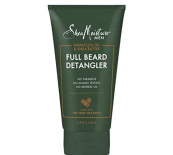 SheaMoisture Full Beard Detangler for Full Beards Maracuja Oil and Shea Butter Paraben Fre