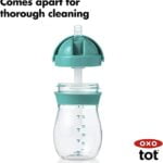 OXO Tot Transitions Straw Cup, 9 oz, Teal, Pack of 1 - Image 6