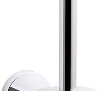 KOHLER 27293-CP Elate Vertical Toilet Paper Holder, Polished Chrome
