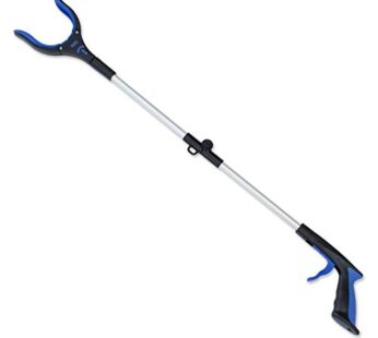 RMS 34 Inch Extra Long Reacher Grabber – Foldable Gripper and Reaching Tool with Rotating