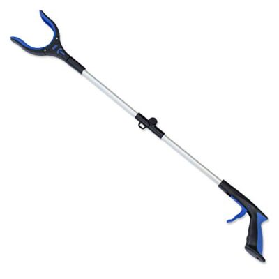 RMS 34 Inch Extra Long Reacher Grabber - Foldable Gripper and Reaching Tool with Rotating