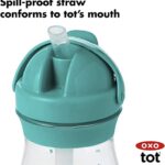 OXO Tot Transitions Straw Cup, 9 oz, Teal, Pack of 1 - Image 4