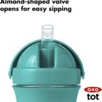 OXO Tot Transitions Straw Cup, 9 oz, Teal, Pack of 1 - Image 5