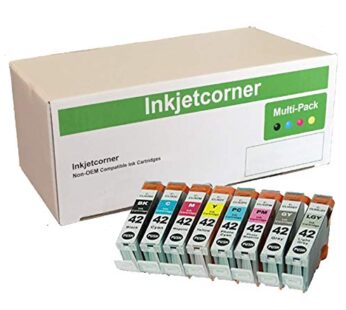 Inkjetcorner Compatible Ink Cartridges Replacement for CLI-42 CLI 42 CL-42 for use with Pr