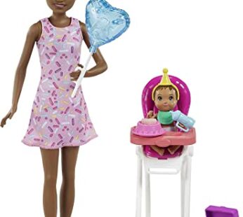 Barbie Skipper Babysitters Inc. Dolls & Playset with Babysitting Skipper Doll, Color-Chang