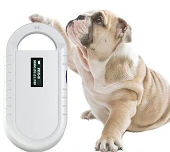 Pet ID Microchip Scanner,Universal Portable Handheld Animal Chip RFID Reader with Backligh