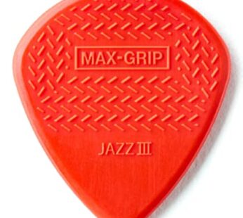 Dunlop Nylon Max Grip Jazz III Guitar Picks 6-Pack 1.38 mm