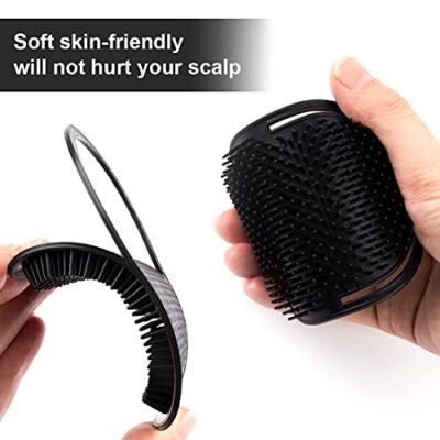 Rolybag 6Pcs Shampoo Pocket Comb Massage Hair Comb Pocket Palm Brush Comb Portable Hair Co - Image 3