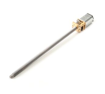 Fielect DC 6V 300RPM N20 Speed Reduction Gear Motor with M4x100mm Lead Screw Thread Shaft