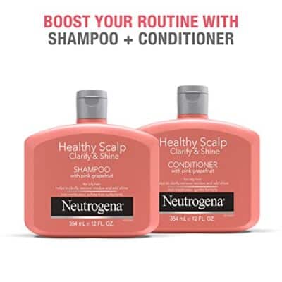 Neutrogena Exfoliating Healthy Scalp Clarify & Shine Shampoo for Oily Hair and Scalp, Anti - Image 11