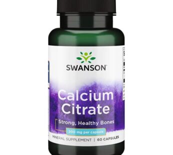 Swanson Calcium Citrate 200 Milligrams 60 Capsules