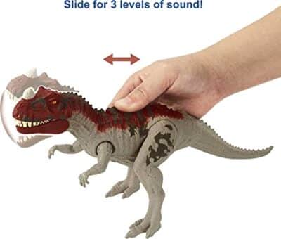 Mattel Jurassic World Camp Cretaceous Roar Attack Ceratosaurus Dinosaur Action Figure Toy - Image 3