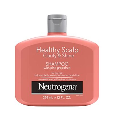 Neutrogena Exfoliating Healthy Scalp Clarify & Shine Shampoo for Oily Hair and Scalp, Anti