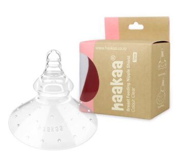 haakaa Nippleshield Silicone Nipple Shields for Breastfeeding with Carry Case Super-Soft,