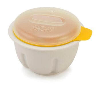 Joseph Joseph M-Poach Microwave Egg Poacher, One-size, White/Yellow