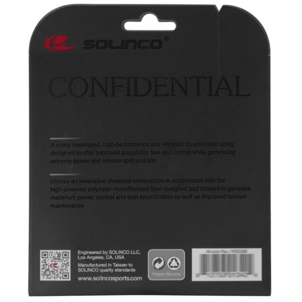 Solinco Confidential (17-1.20mm) String Set - Image 3